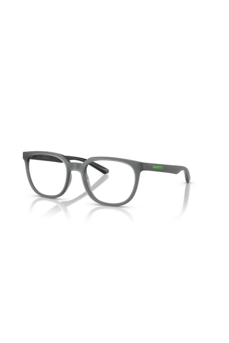 أرنيت نظارات طبية مربعة للرجال - An 7263 - مقاس العدسة: 49 مم - رمادي شفاف غير لامع/لامع - Image 1